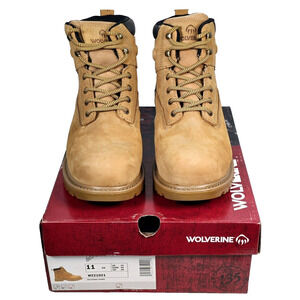 Wolverine Floorhand Ins Steel-Toe 6" Men's Size 11 EW Wheat Work Boots W221021